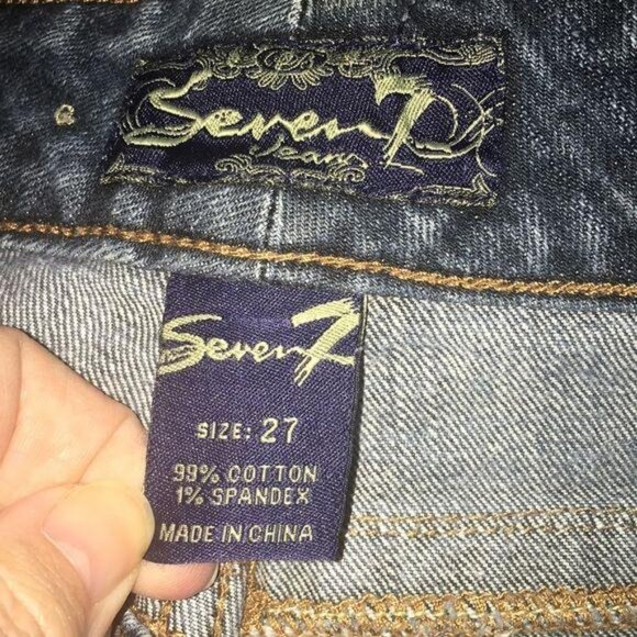 Seven7 Women's Size 27 Skinny Jeans Medium Wash - Picture 4 of 6
